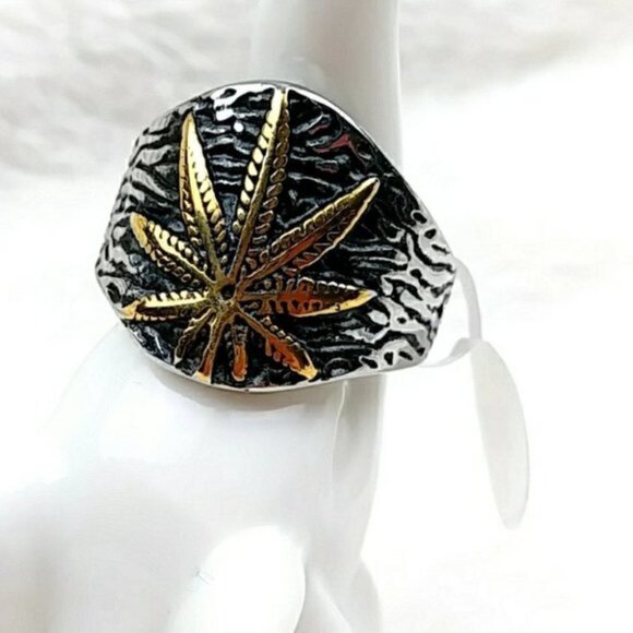 420 Stainless Steel Mary Jane Ring Hypoallergenic Unisex Ring - Picture 5 of 8